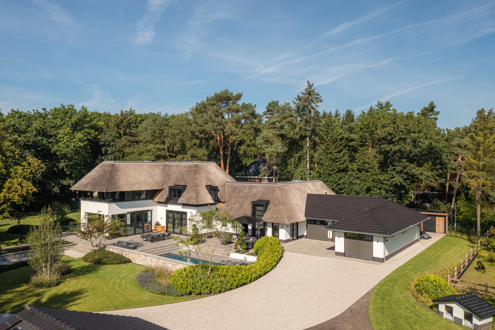 Elegant Dream Villa with Thatched Roof